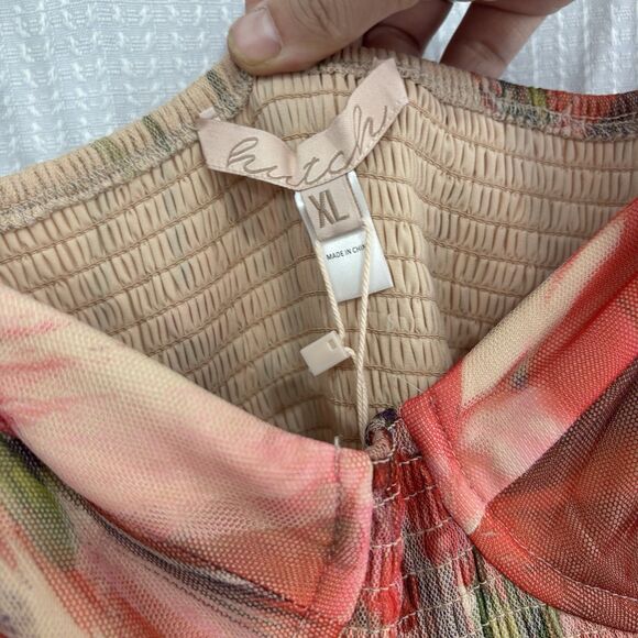 Hutch Dress Womens Size XL Brianna Sleeveless Bustier Pleated Tulle Maxi NWT - Picture 5 of 9